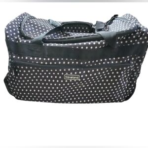 Traveland Polkadot Rolling Duffle Bag